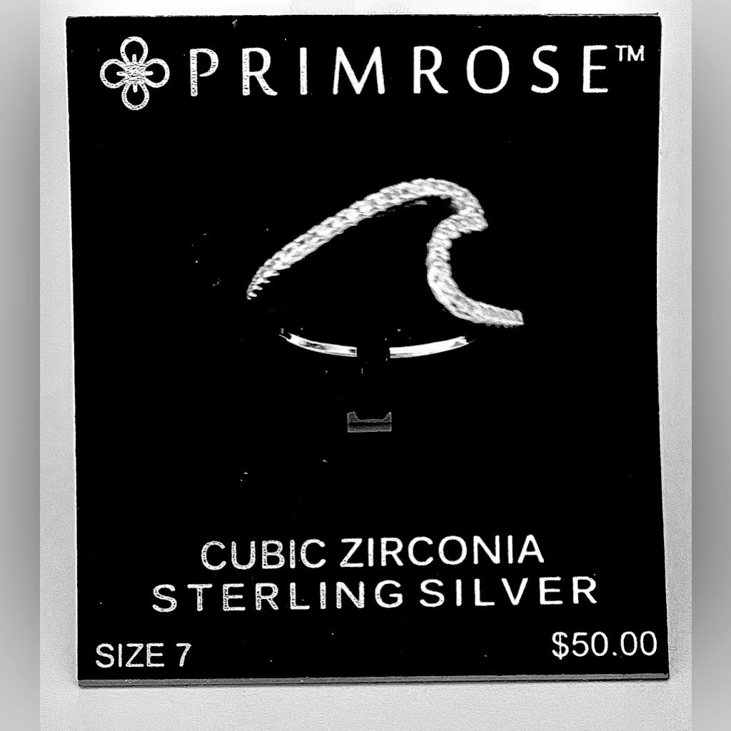Sterling Silver Cz Wave Ring Nwt Size 7 13$